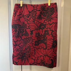 Berry colored Loft skirt
